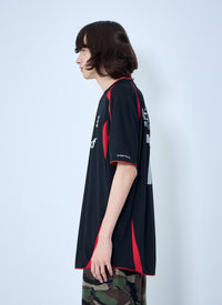 Vetements Men Alphabet Football Jersey T-Shirt