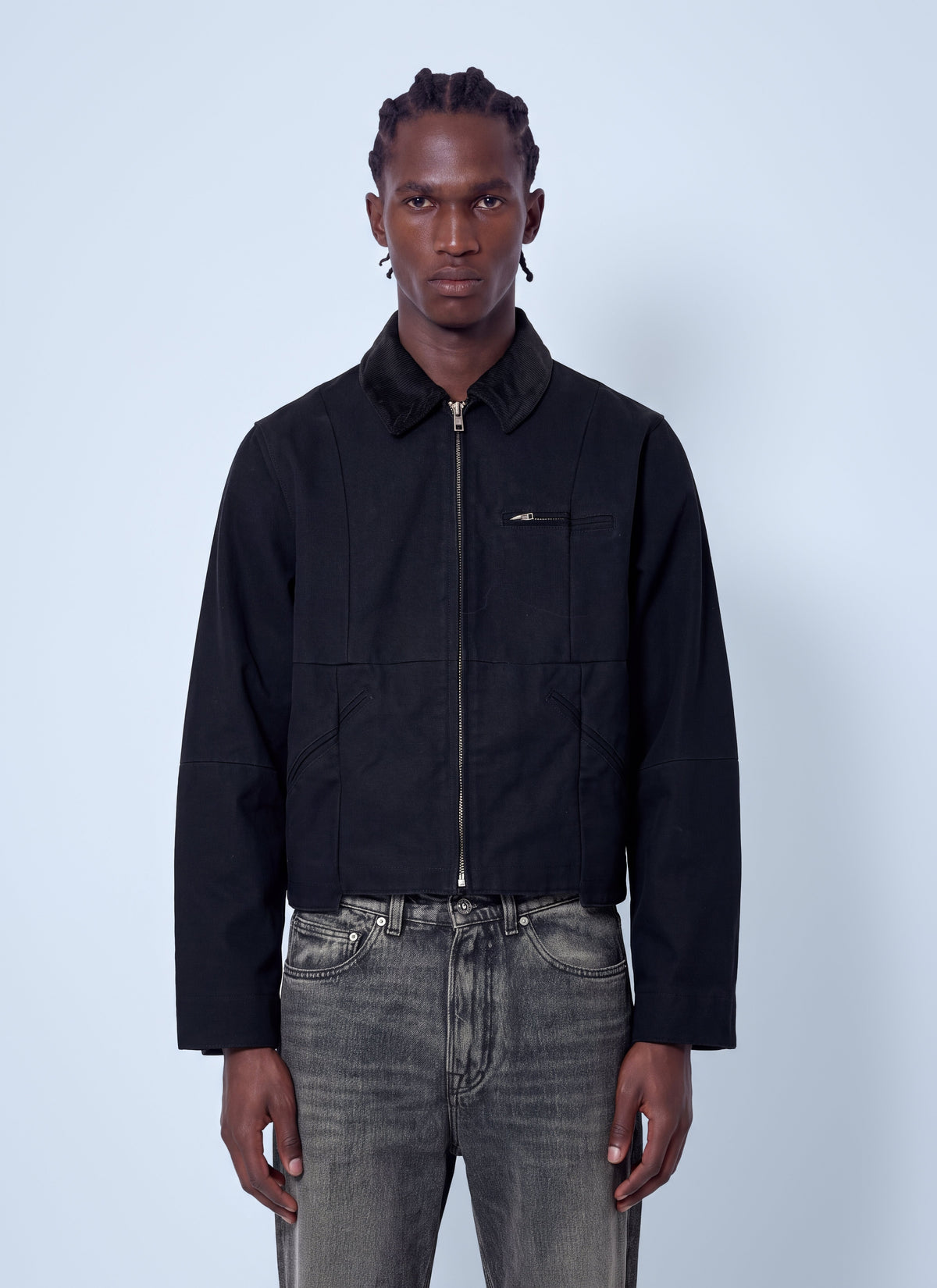 Vetements Men Cut-Up Workwear Jacket