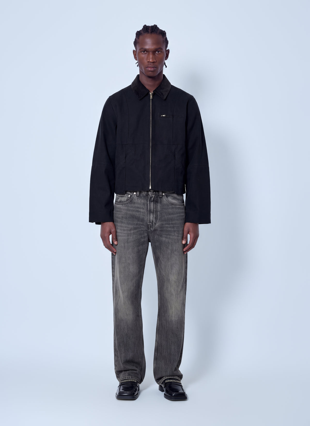 Vetements Men Cut-Up Workwear Jacket