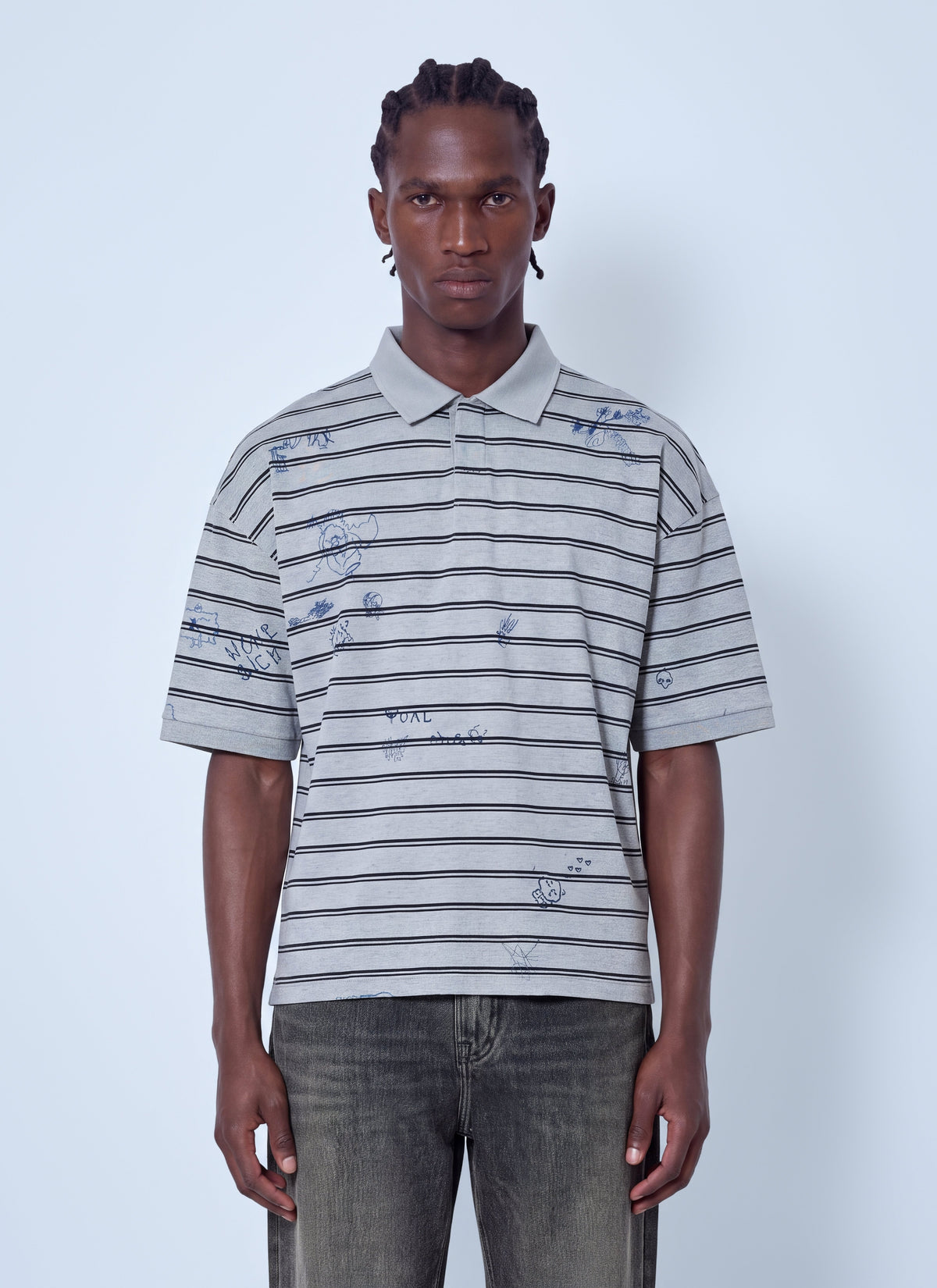 Vetements Men Scribbled Polo