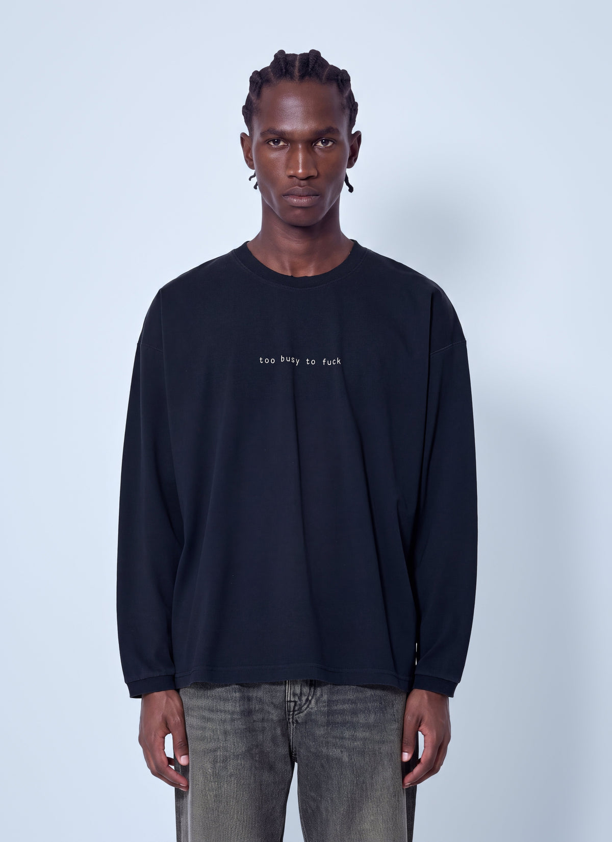 Vetements Men Too Busy To Fuck Longsleeve