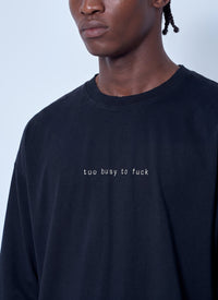 Vetements Men Too Busy To Fuck Longsleeve