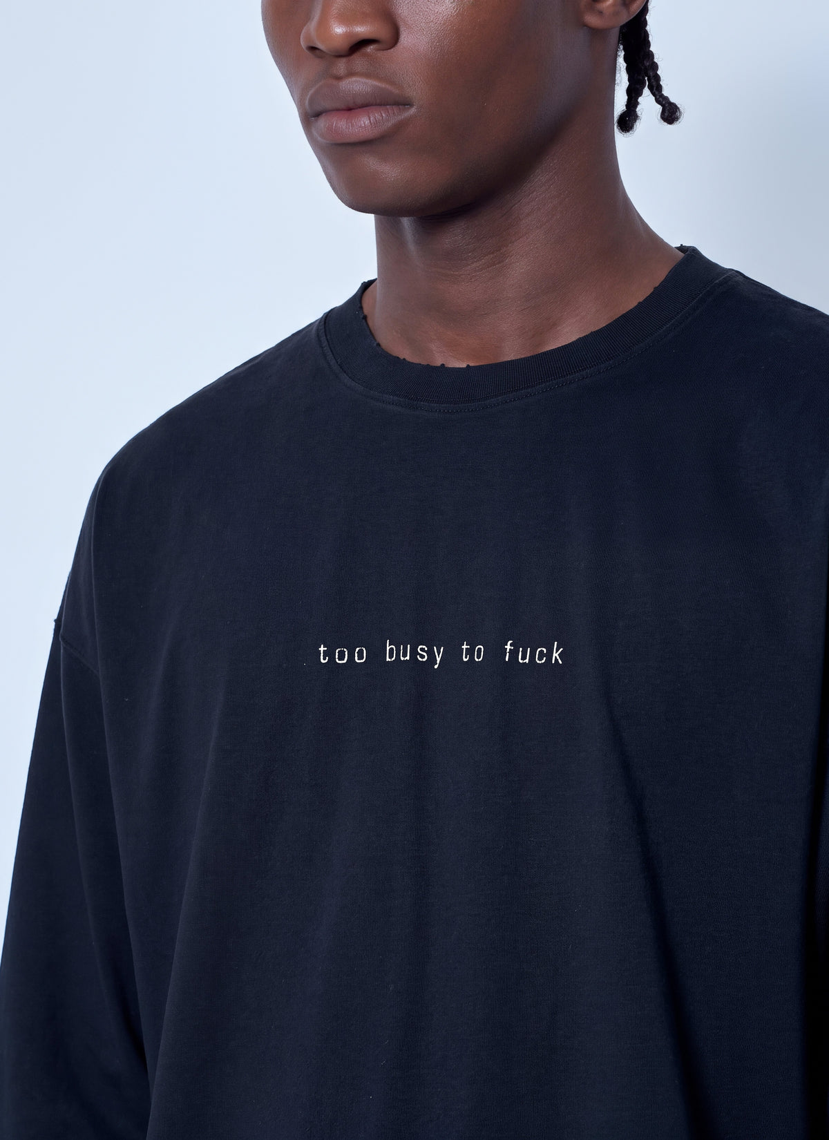 Vetements Men Too Busy To Fuck Longsleeve