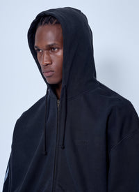 Vetements Men Graffiti Tribal Zip-Up Hoodie