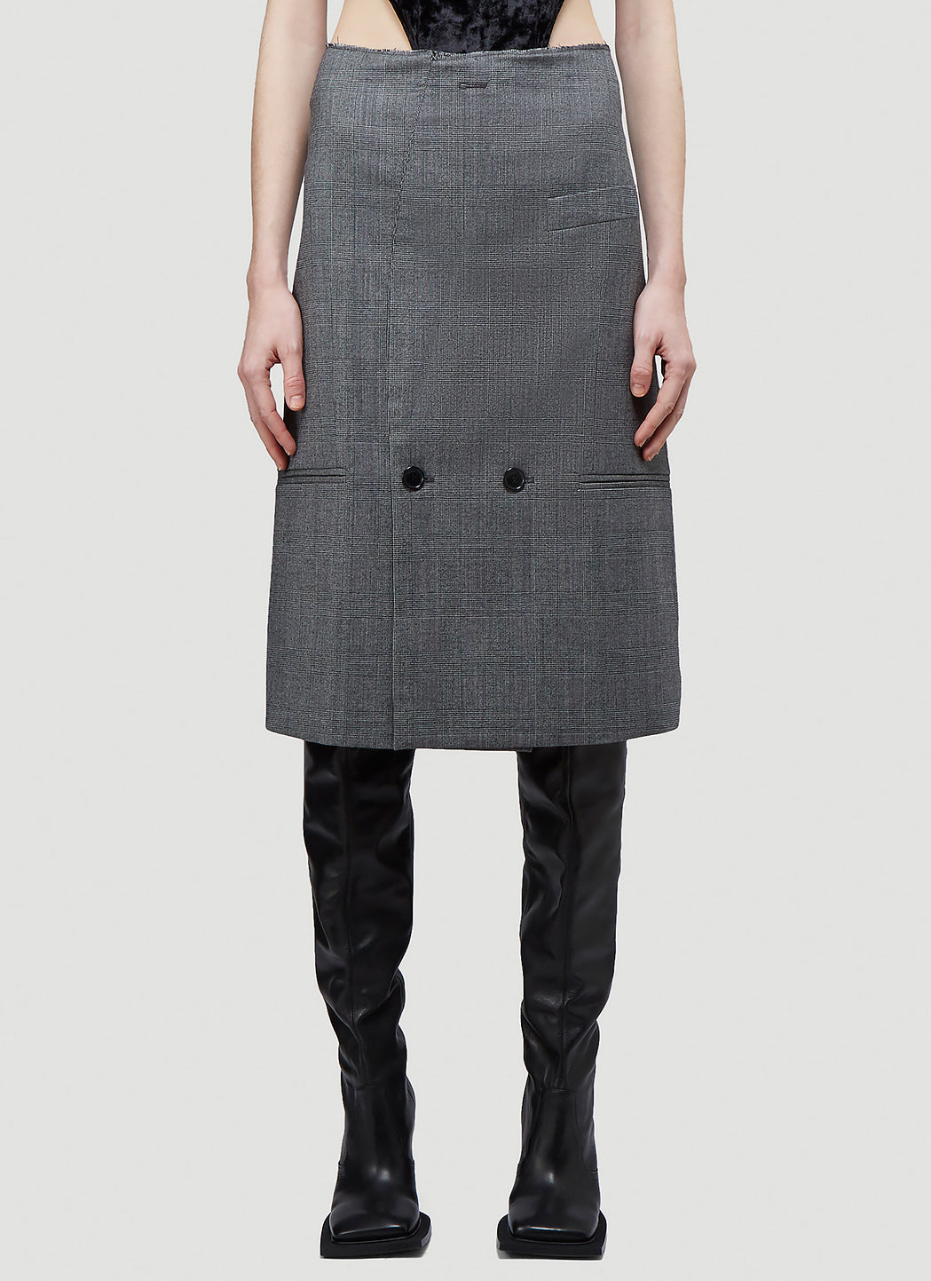 Vetements Women Tailored Pencil Skirt