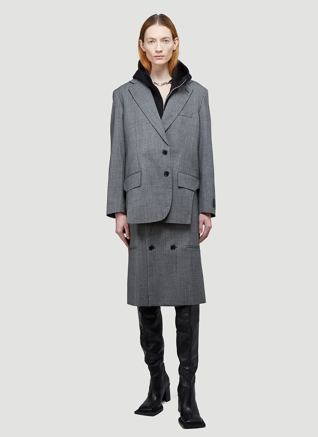 Vetements Women Tailored Pencil Skirt