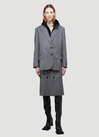 Vetements Women Tailored Pencil Skirt