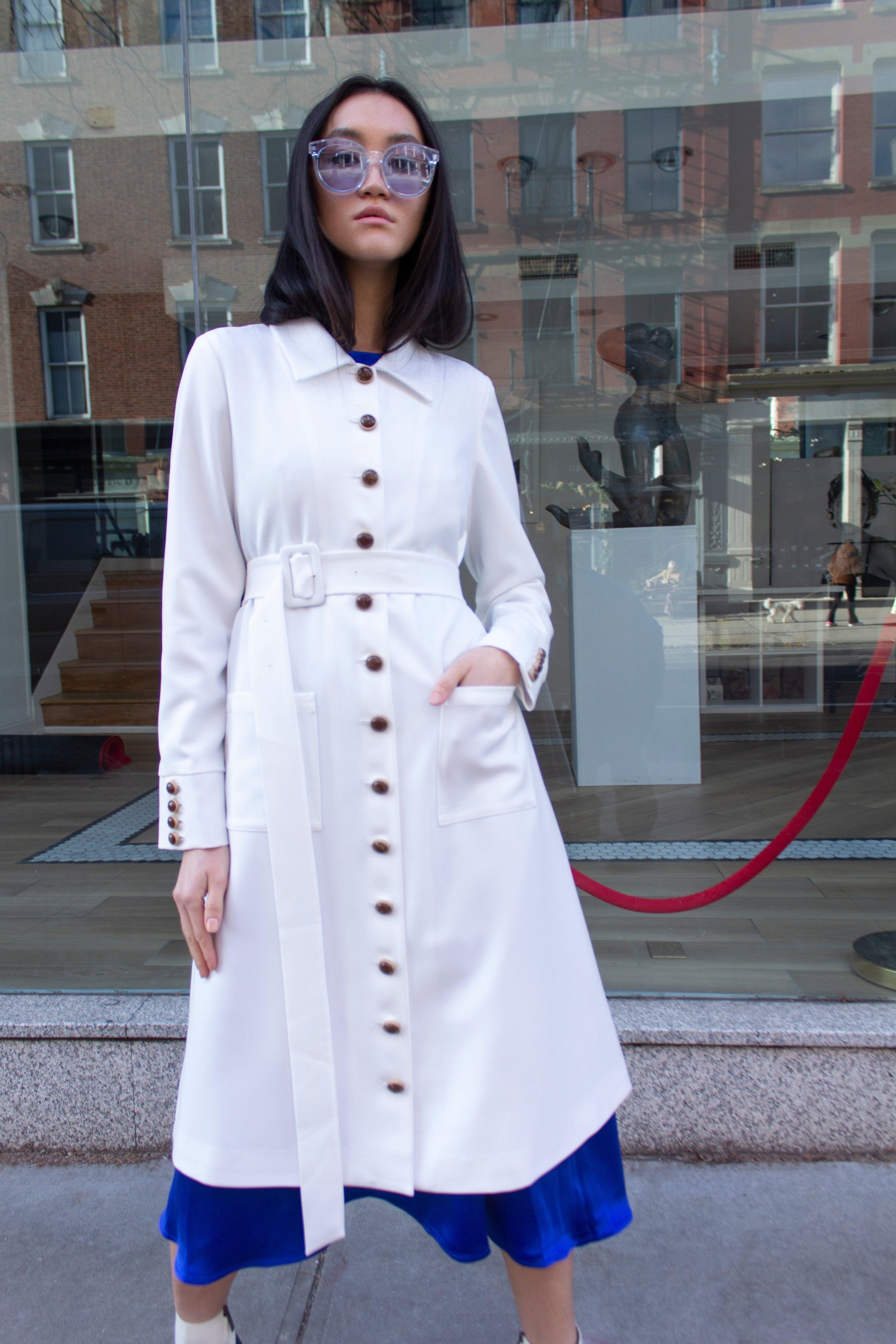 Monique White Coat2
