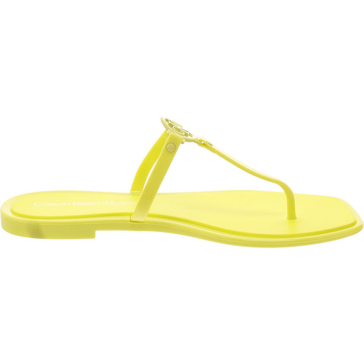 Edhen Womens Slip On Flip Flop T-Strap Sandals