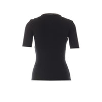 Courreges Women Vinyl And Knit T-Shirt