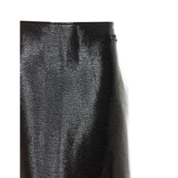Courreges Women Vinyl Knee-Lenght Skirt