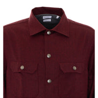 Brunello Cucinelli Brunello Cucinelli Men Virgin Wool Flannel Overshirt