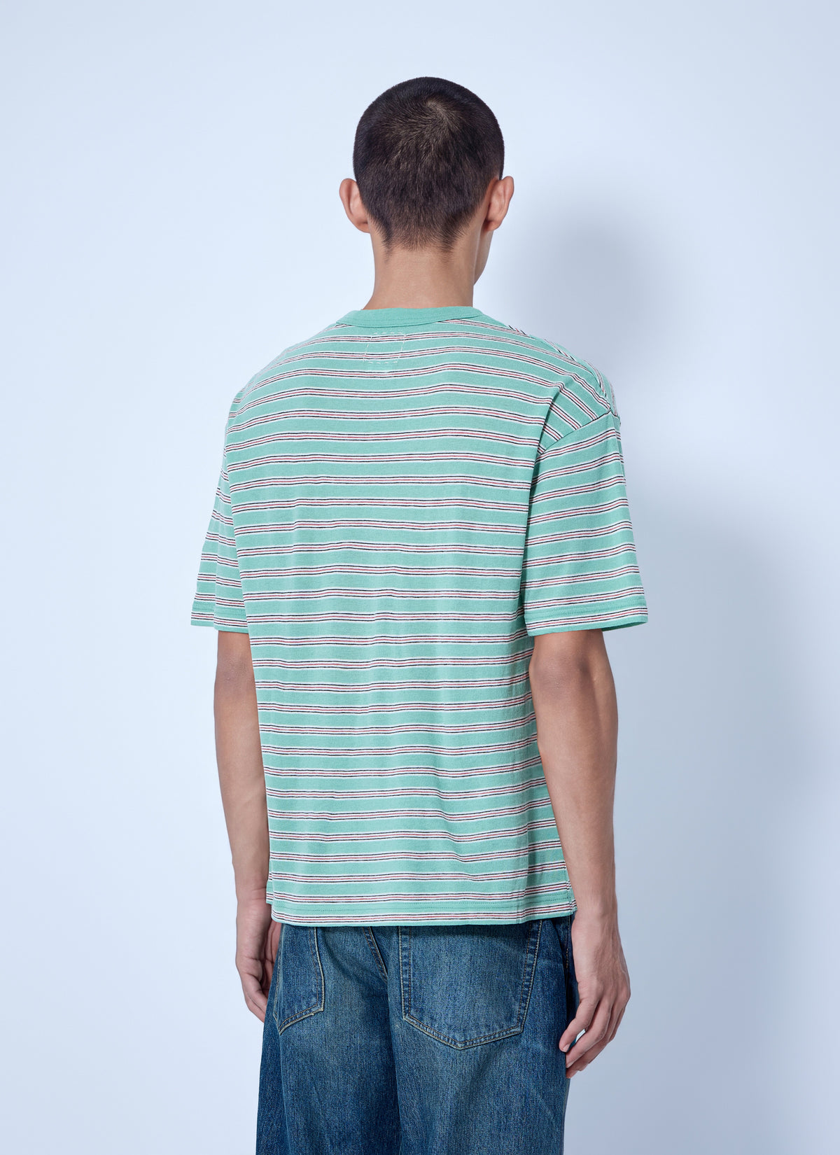Visvim Men Jumbo Border Tee