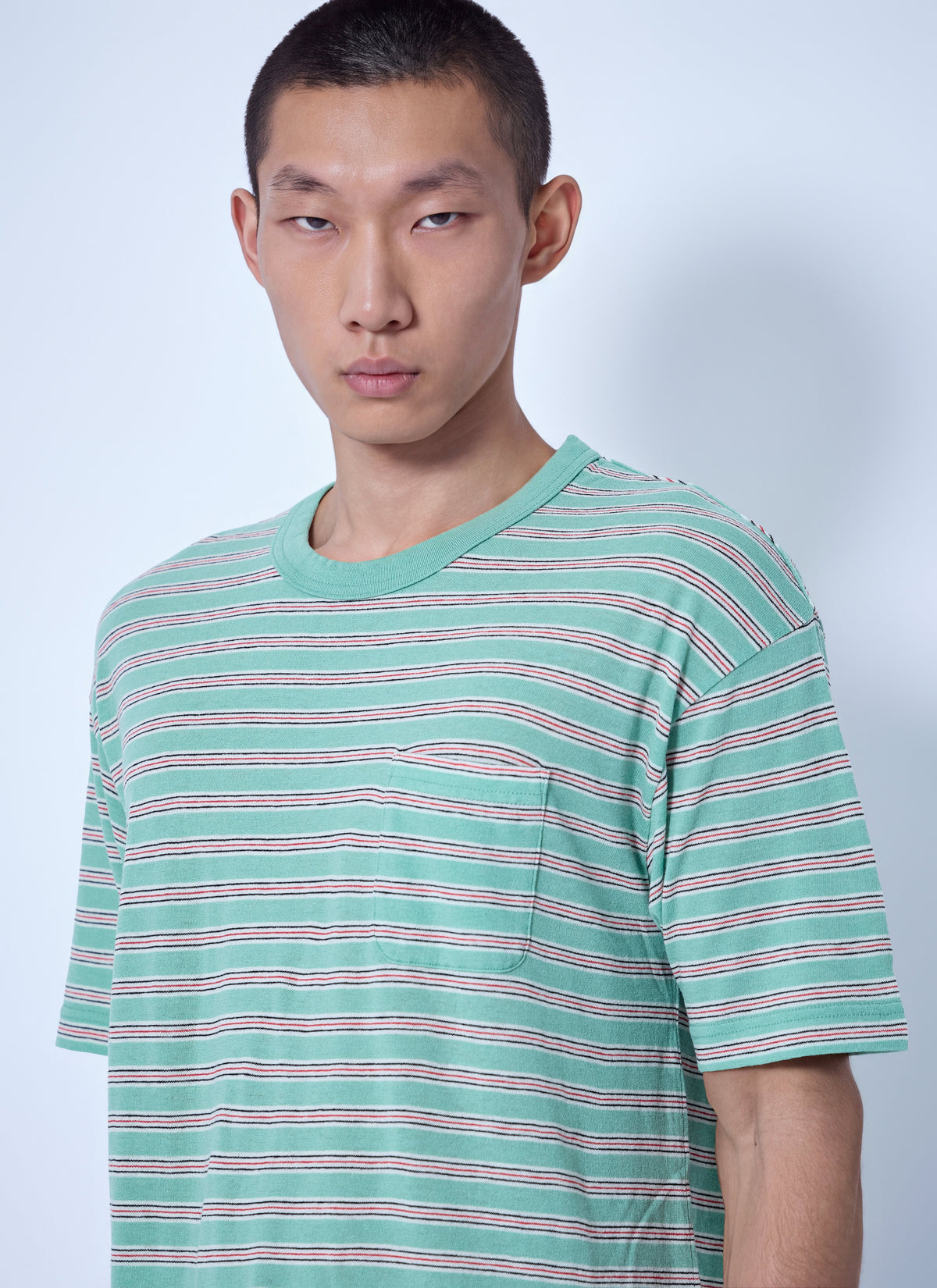 Visvim Men Jumbo Border Tee