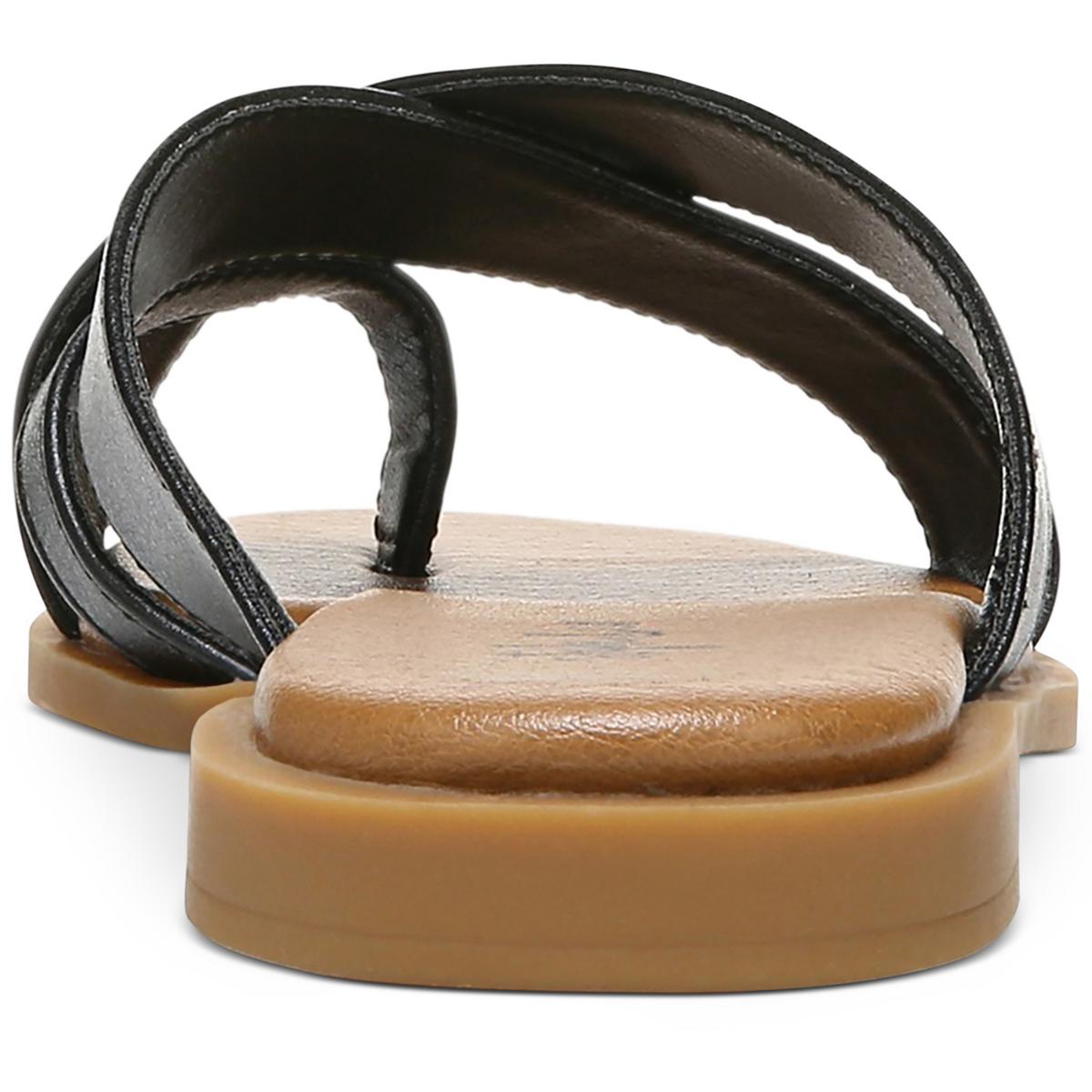 Carolyn Womens Slip On Flat Slide Sandals