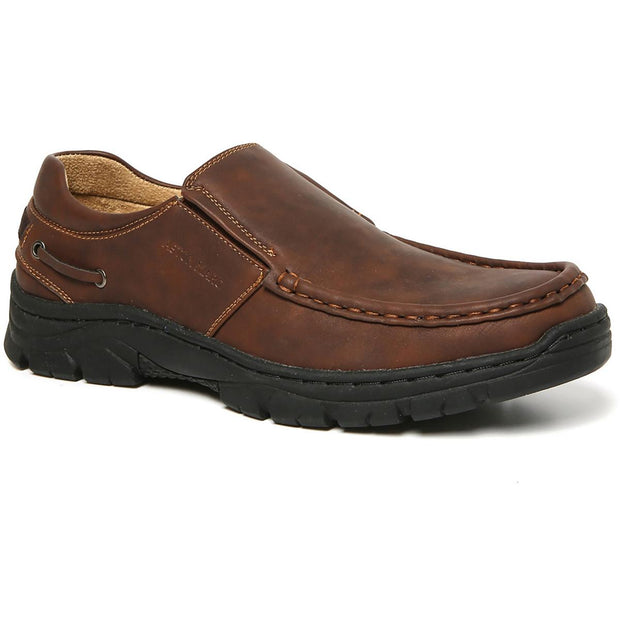Comfort 04 Mens Faux Leather Loafers