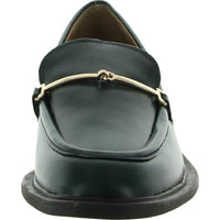 Eda Womens Leather Slip On Loafers18