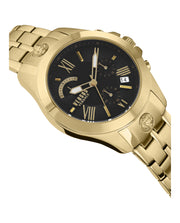 Versus Versace Mens Chrono Lion Gold 44mm Bracelet Fashion Watch
