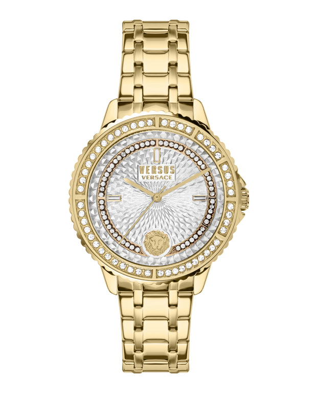 Versus Versace Womens Montorgueil Gold 38mm Bracelet Fashion Watch