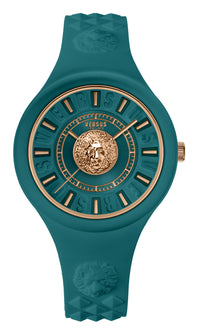 Versus Versace Versus Versace Womens  Teal 39mm Strap Fashion Watch