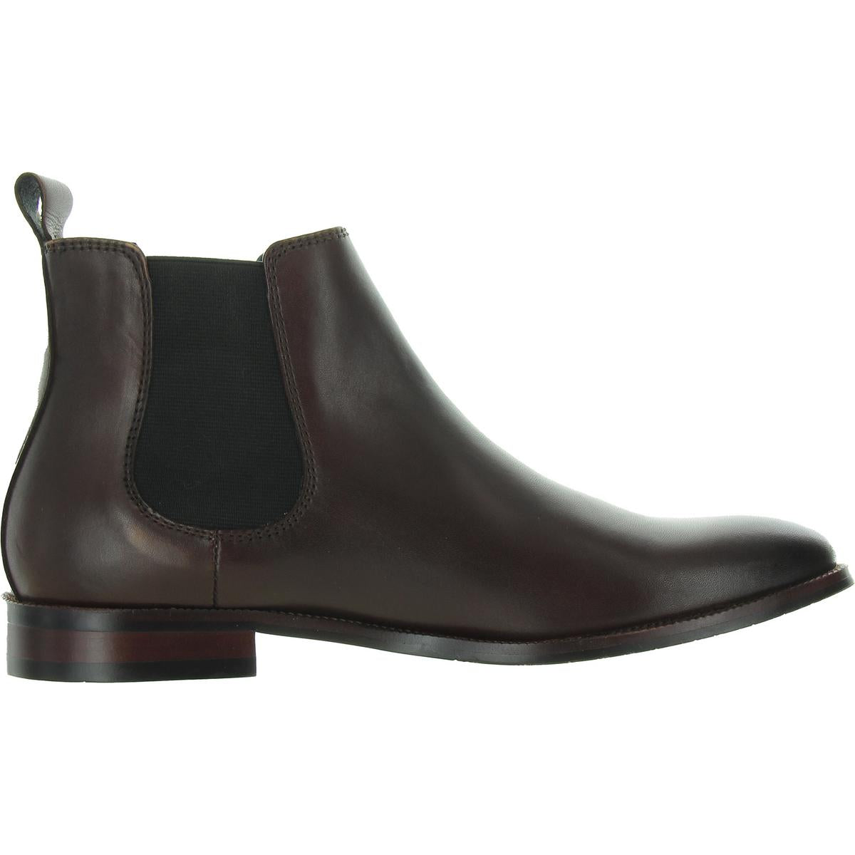 Mens Stretch Leather Chelsea Boots