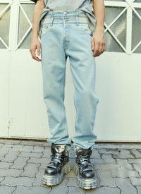 VTMNTS Vtmnts Men Double Waist Denim Jeans