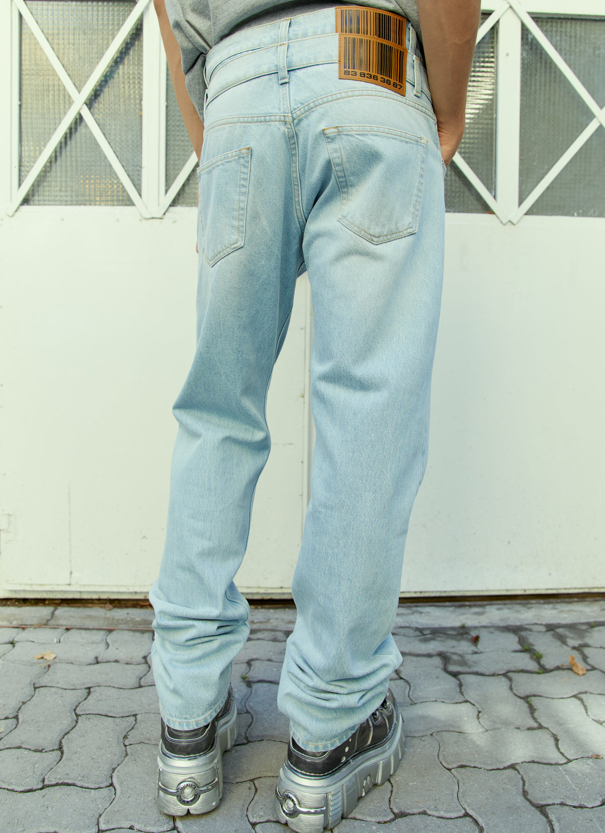 VTMNTS Vtmnts Women Double Waist Denim Jeans