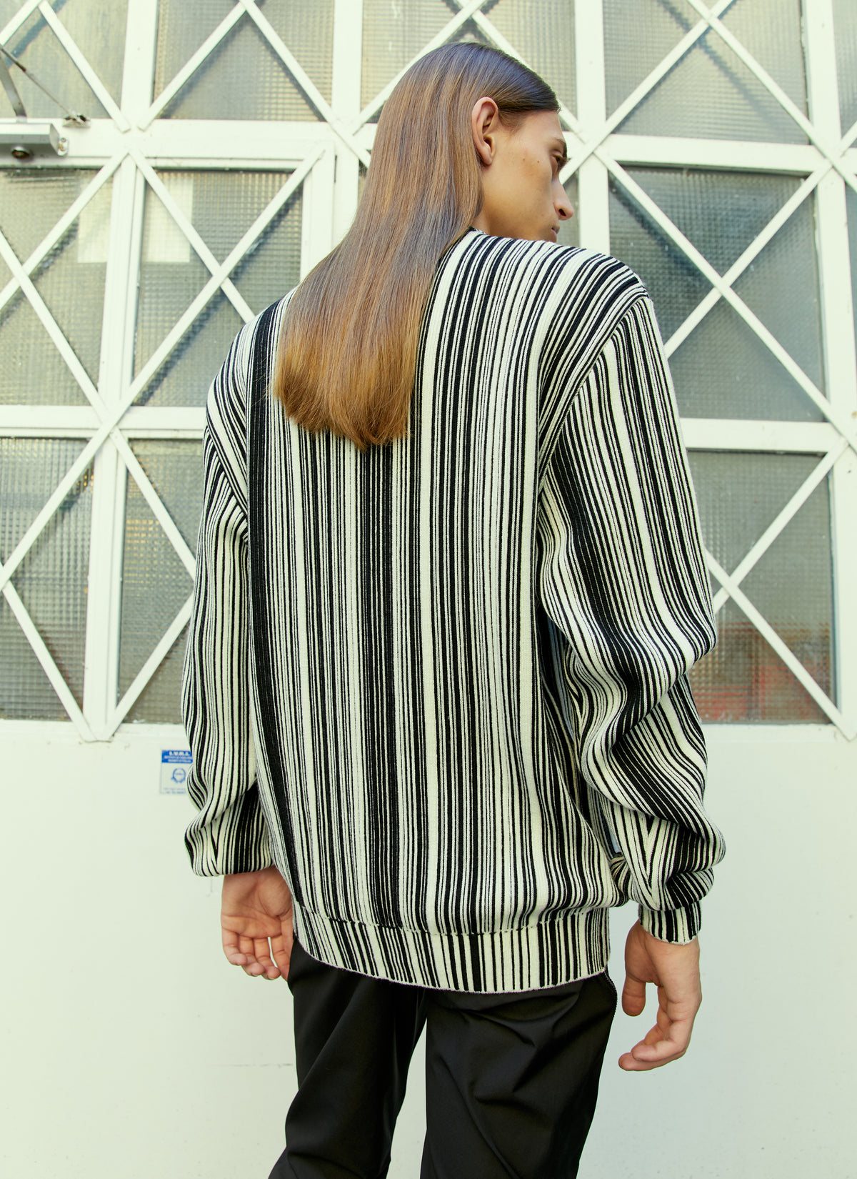 VTMNTS Vtmnts Women Glitched Knitted Sweater