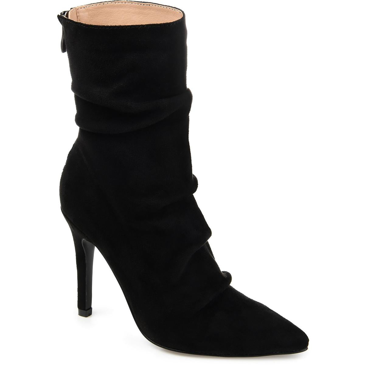 Markie Womens Dressy Stiletto Mid-Calf Boots 6.5 Medium Black