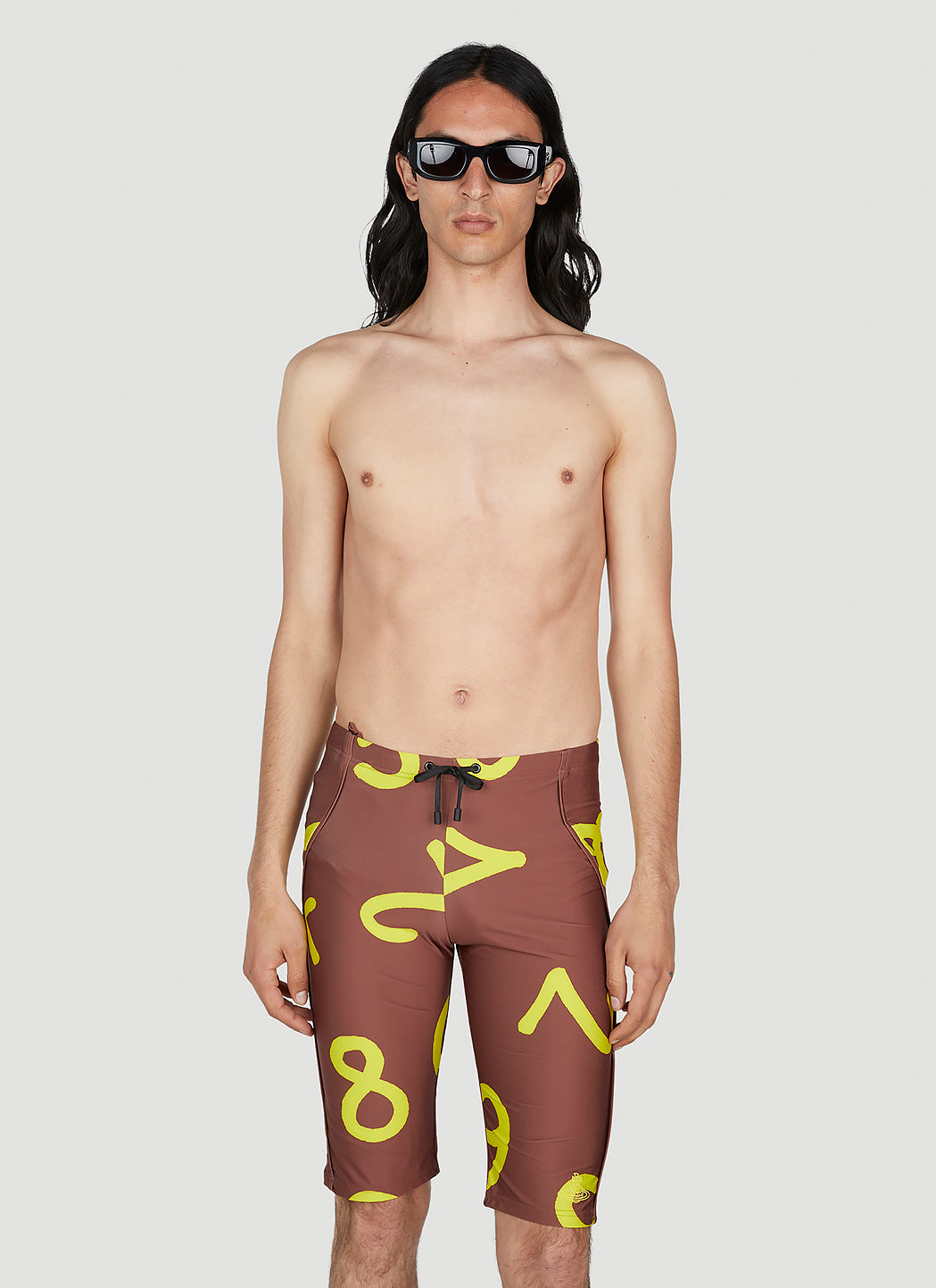 Vivienne Westwood Men Graphic Print Swim Bermudas