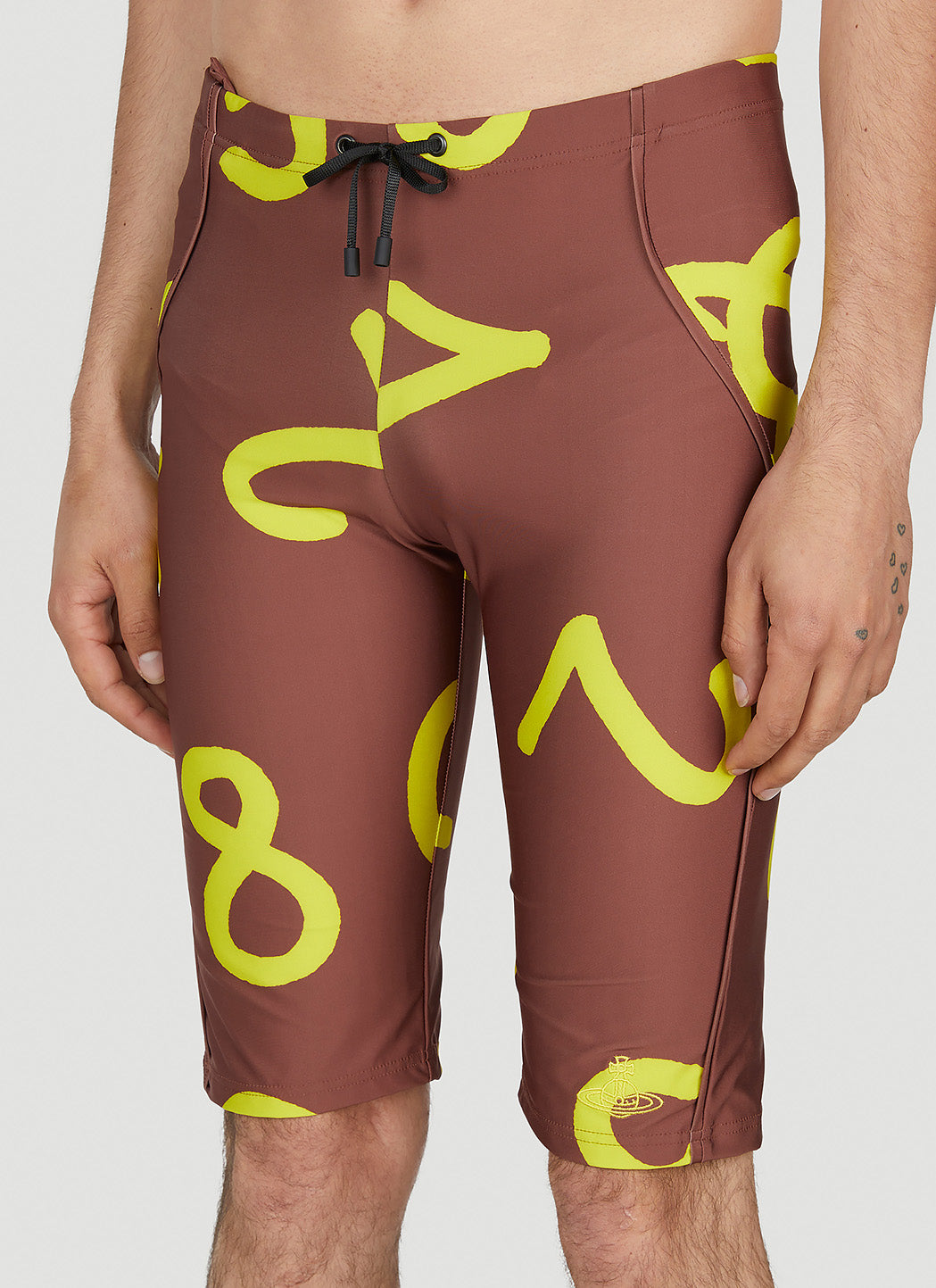 Vivienne Westwood Men Graphic Print Swim Bermudas