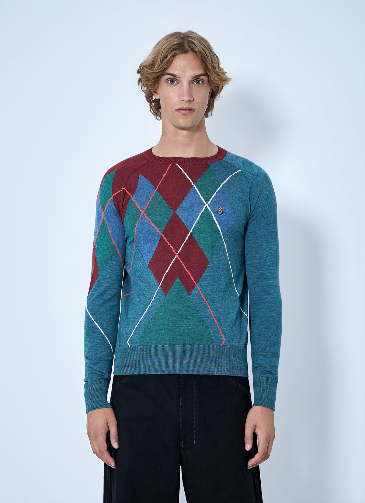 Vivienne Westwood Men Argyle Sweater