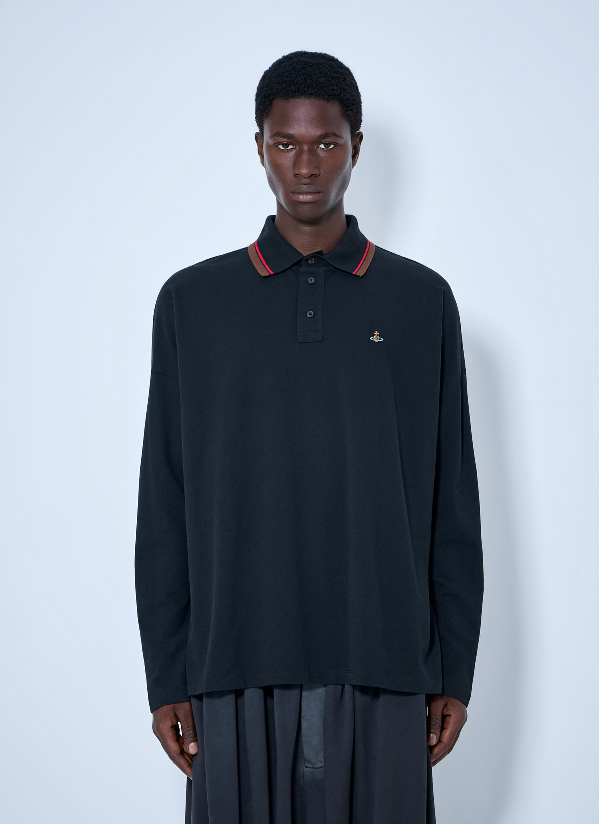 Vivienne Westwood Men Long Sleeve Polo Shirt