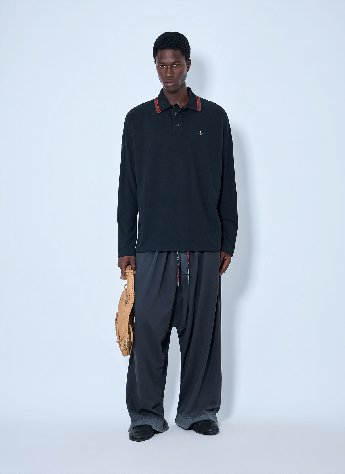 Vivienne Westwood Men Long Sleeve Polo Shirt
