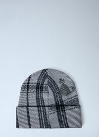 Vivienne Westwood Men Tartan Beanie Hat