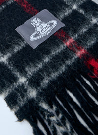 Vivienne Westwood Vivienne Westwood Men Checked Wool Scarf