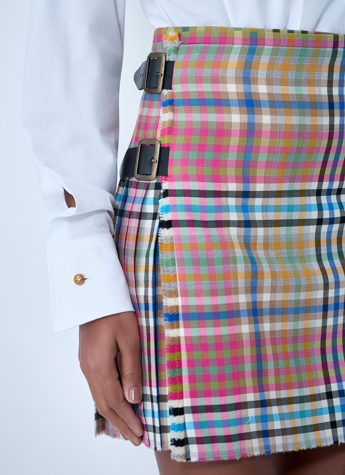 Vivienne Westwood Women Plaid Mini Skirt