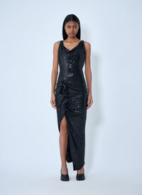 Vivienne Westwood Vivienne Westwood Women Sequined Cowl Neck Gown