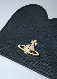 Vivienne Westwood Vivienne Westwood Women Heart Motif Leather Card Holder