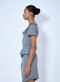 Vivienne Westwood Vivienne Westwood Women Monday Striped Cotton Polo Shirt