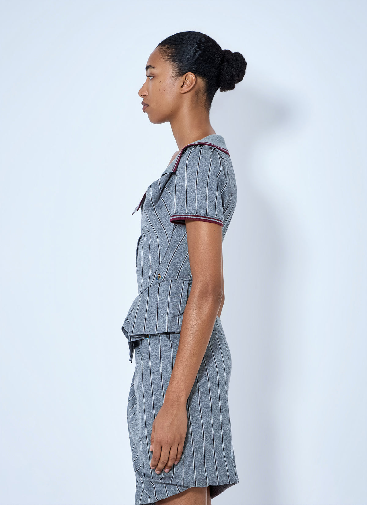 Vivienne Westwood Vivienne Westwood Women Monday Striped Cotton Polo Shirt