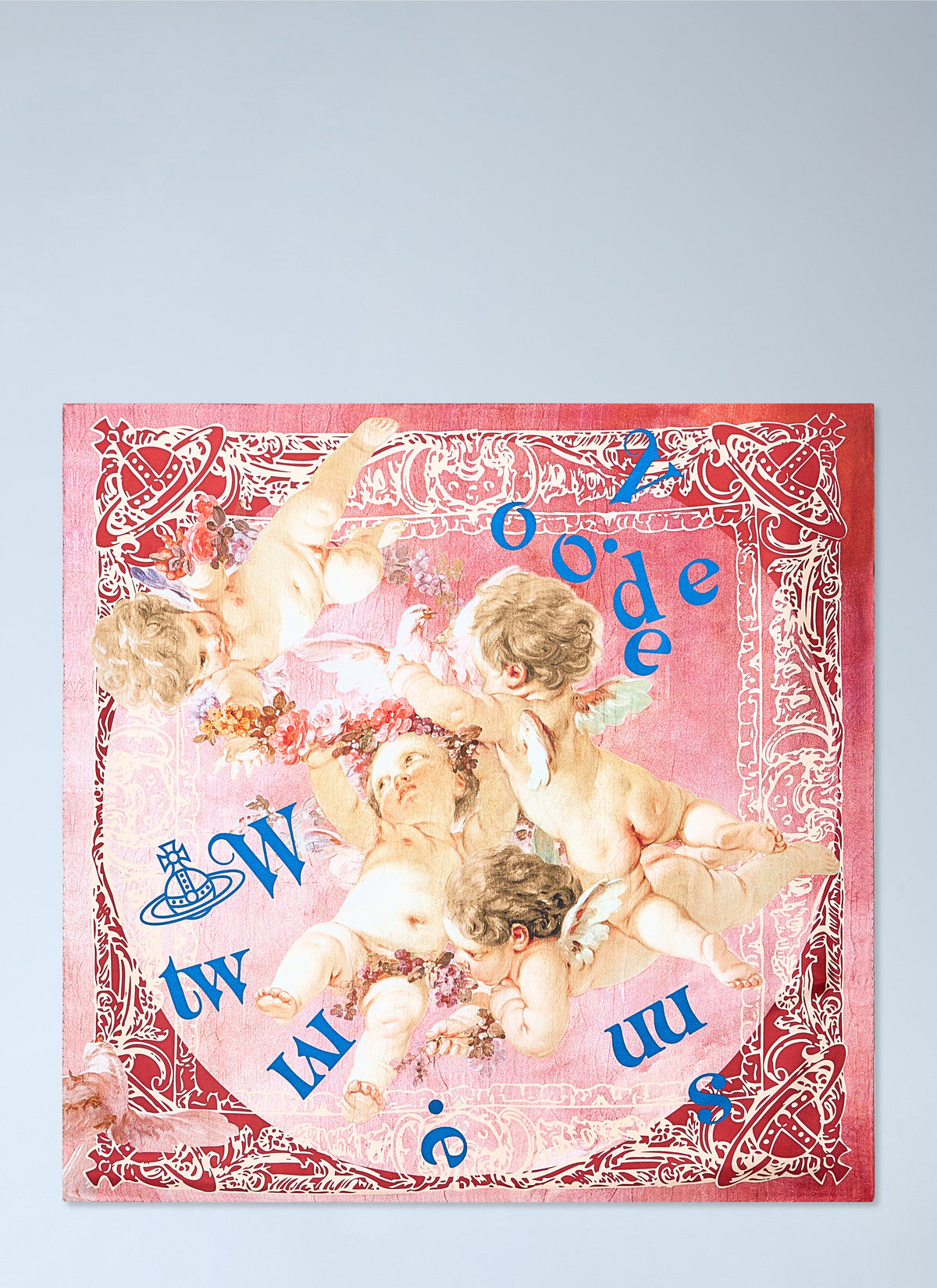 Vivienne Westwood Women Cherub Motif Silk Scarf