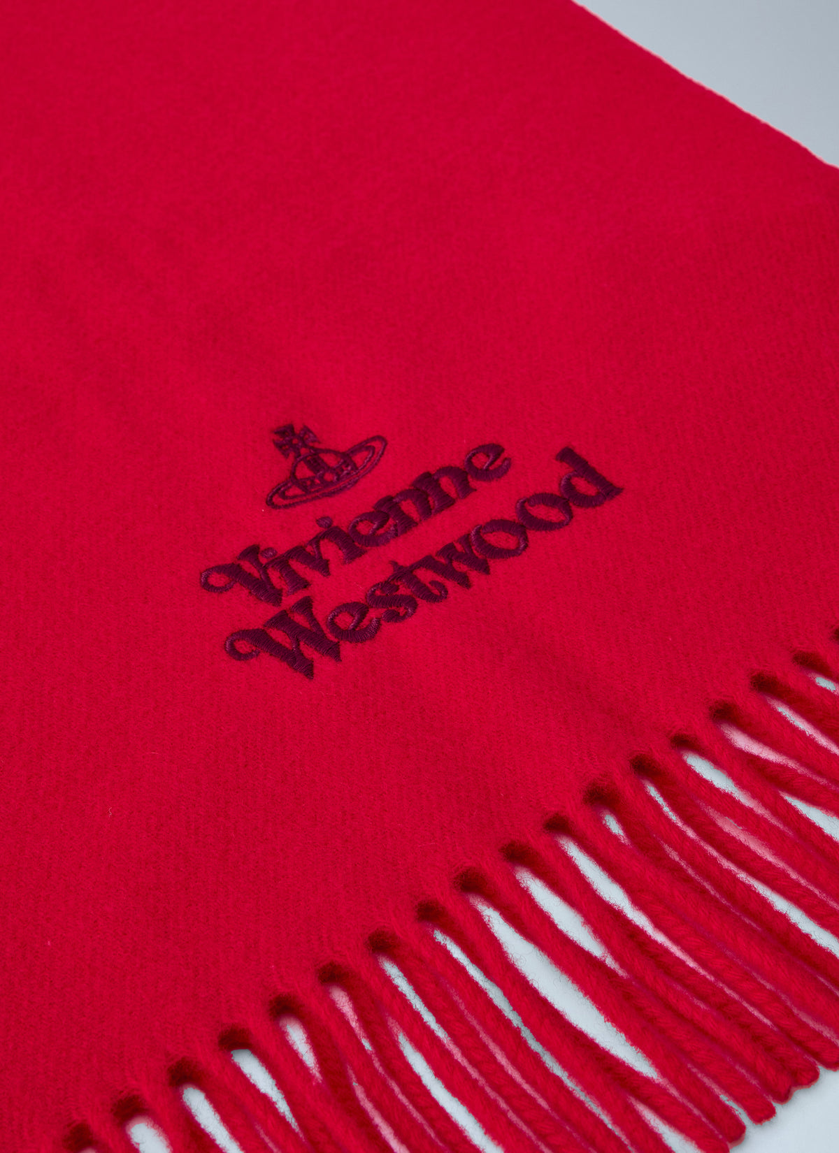 Vivienne Westwood Vivienne Westwood Women Logo Embroidered Wool Scarf