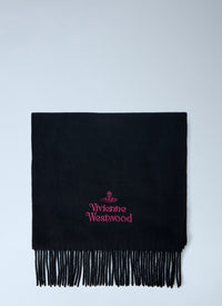 Vivienne Westwood Women Embroidered Fringe Scarf