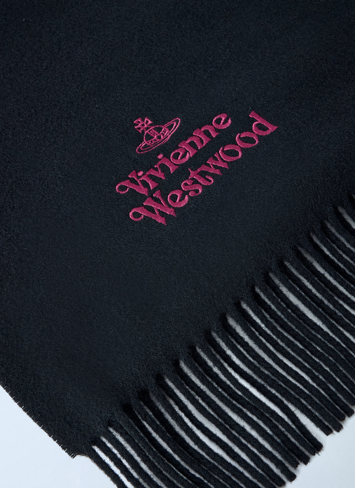 Vivienne Westwood Women Embroidered Fringe Scarf
