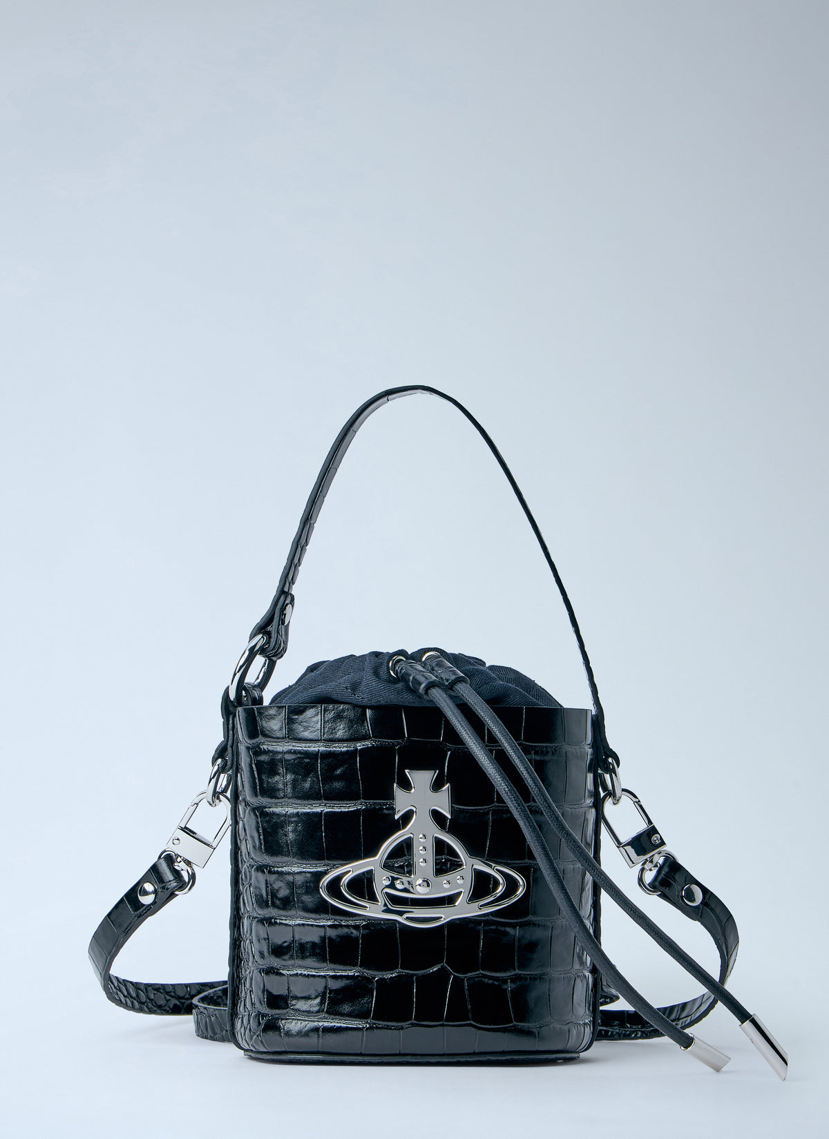 Vivienne Westwood Men Daisy Drawstring Bucket Bag