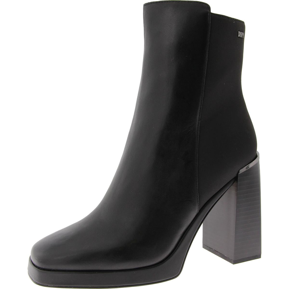 Felice Womens Leather Padded Insole Booties