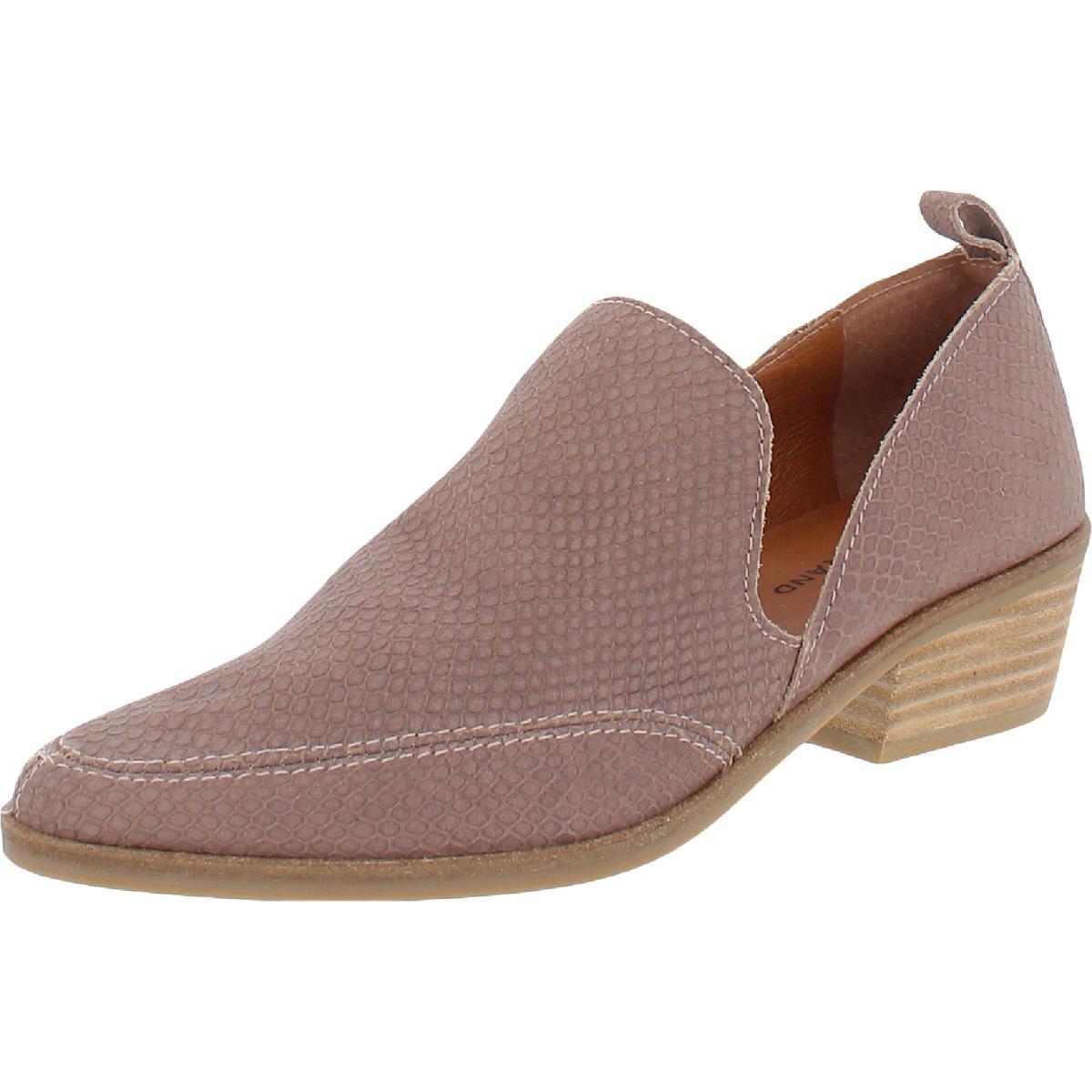 Mahzan Womens Comfort Insole Slip On Loafer Heels