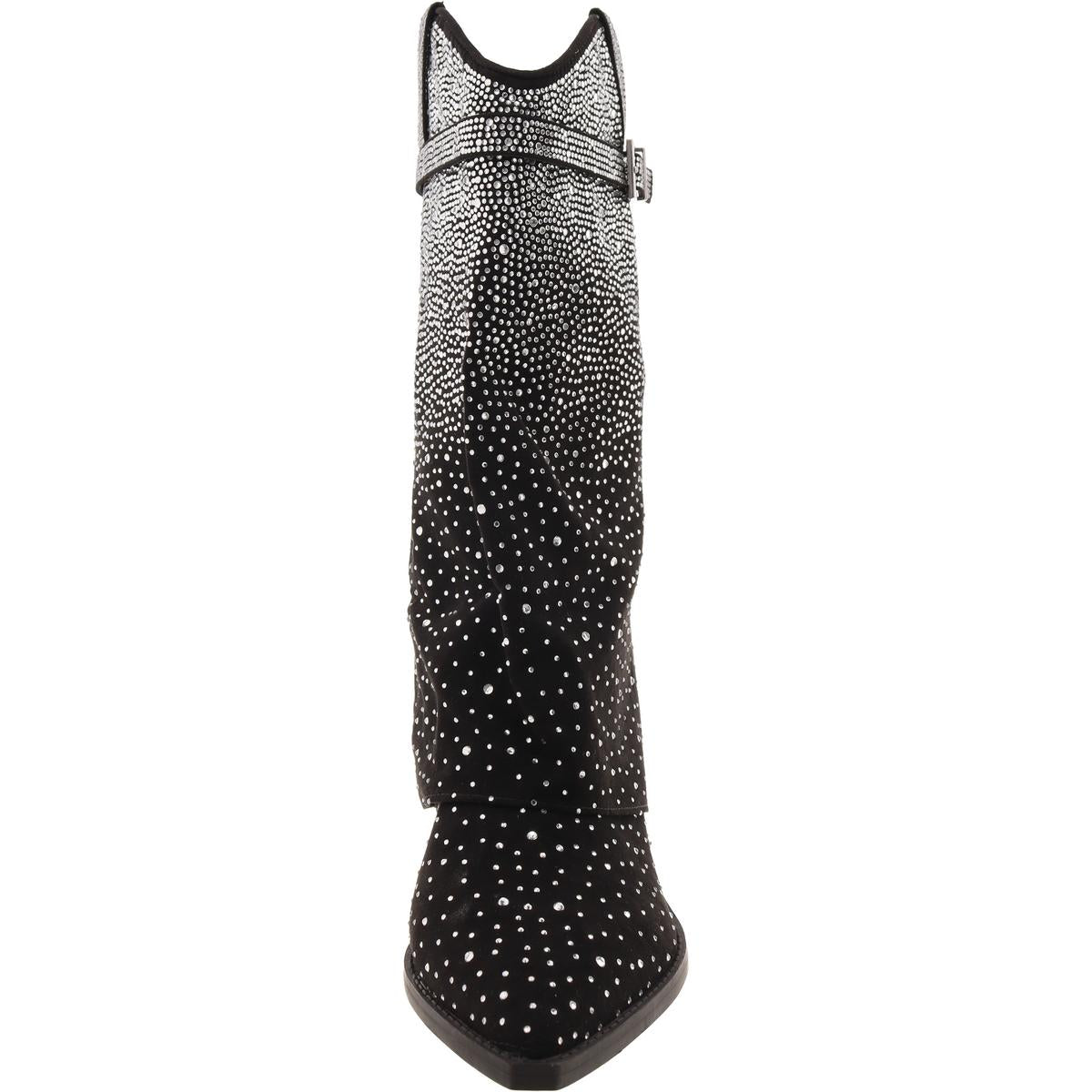 Joe-R Womens Rhinestone Square Toe Cowboy, Western Boots