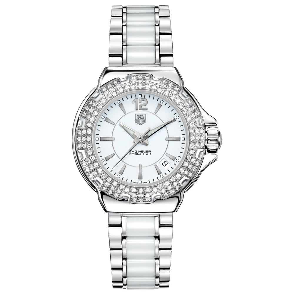 Tag Heuer Tag Heuer Women's Formula  White Dial Watch - WAH1215.BA0861